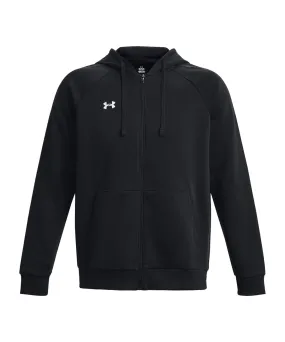 Black - Rival fleece full-zip hoodie