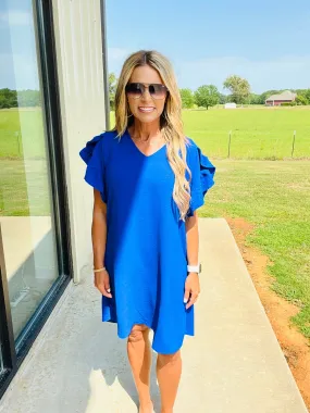 BLUE AFFAIR DRESS