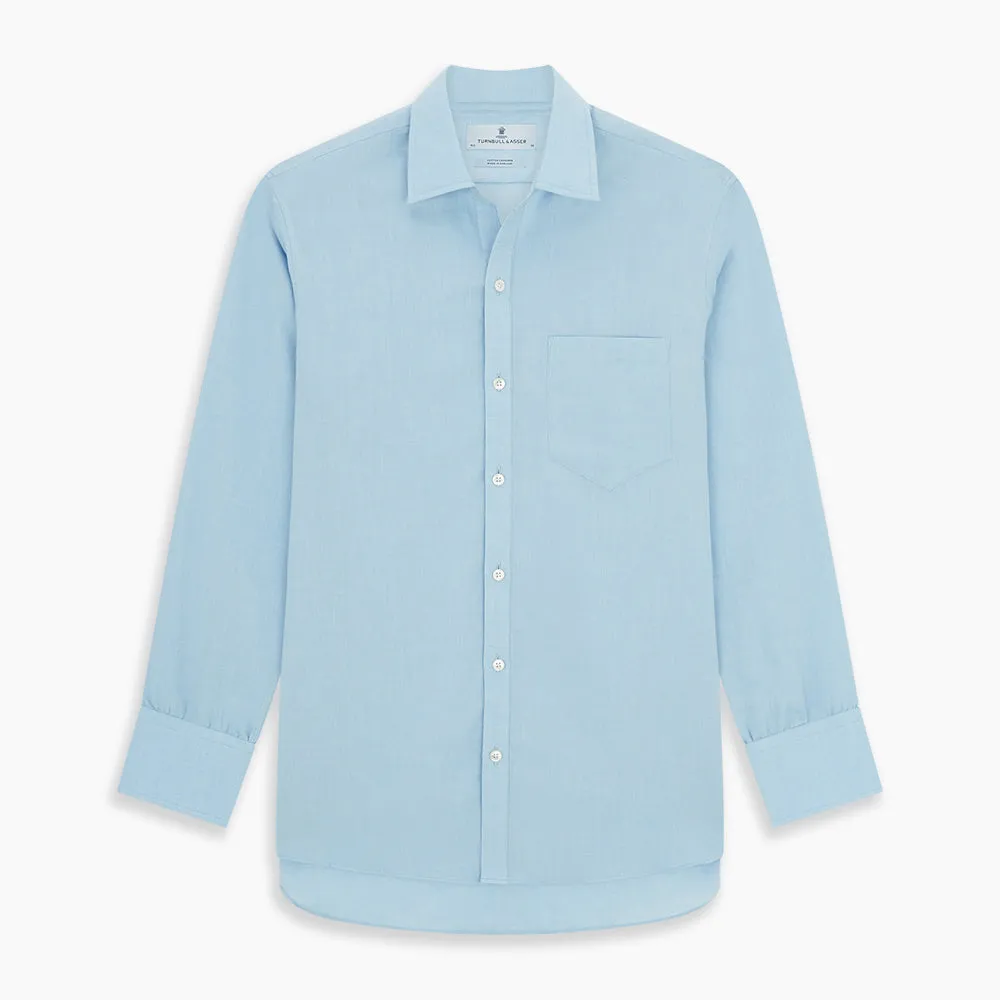 Blue Cotton Cashmere Chelsea Shirt