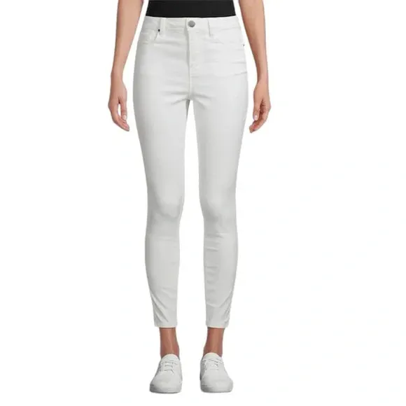 Design Lab White Mid Rise Skinny Stretch Ankle Pants - Size 29