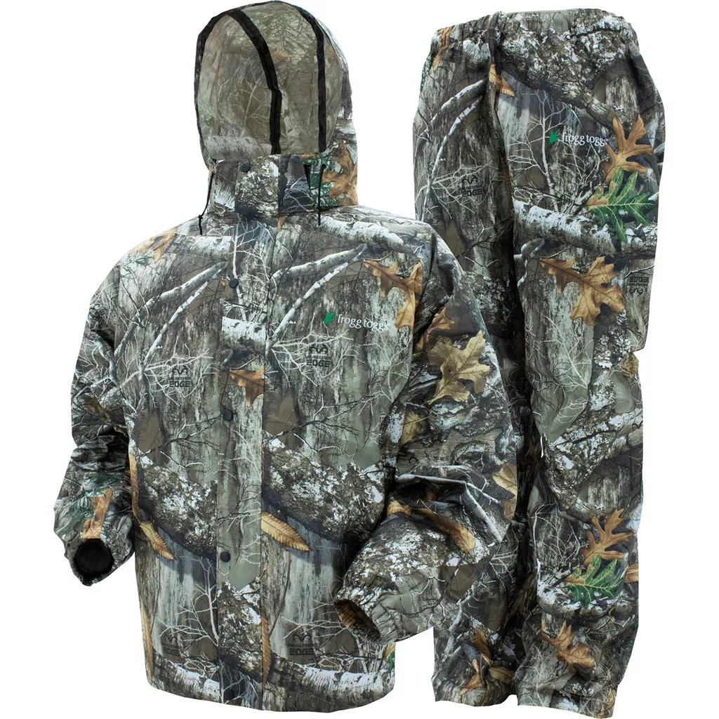 Frogg Toggs All Sport Rain Suit Realtree Edge Medium