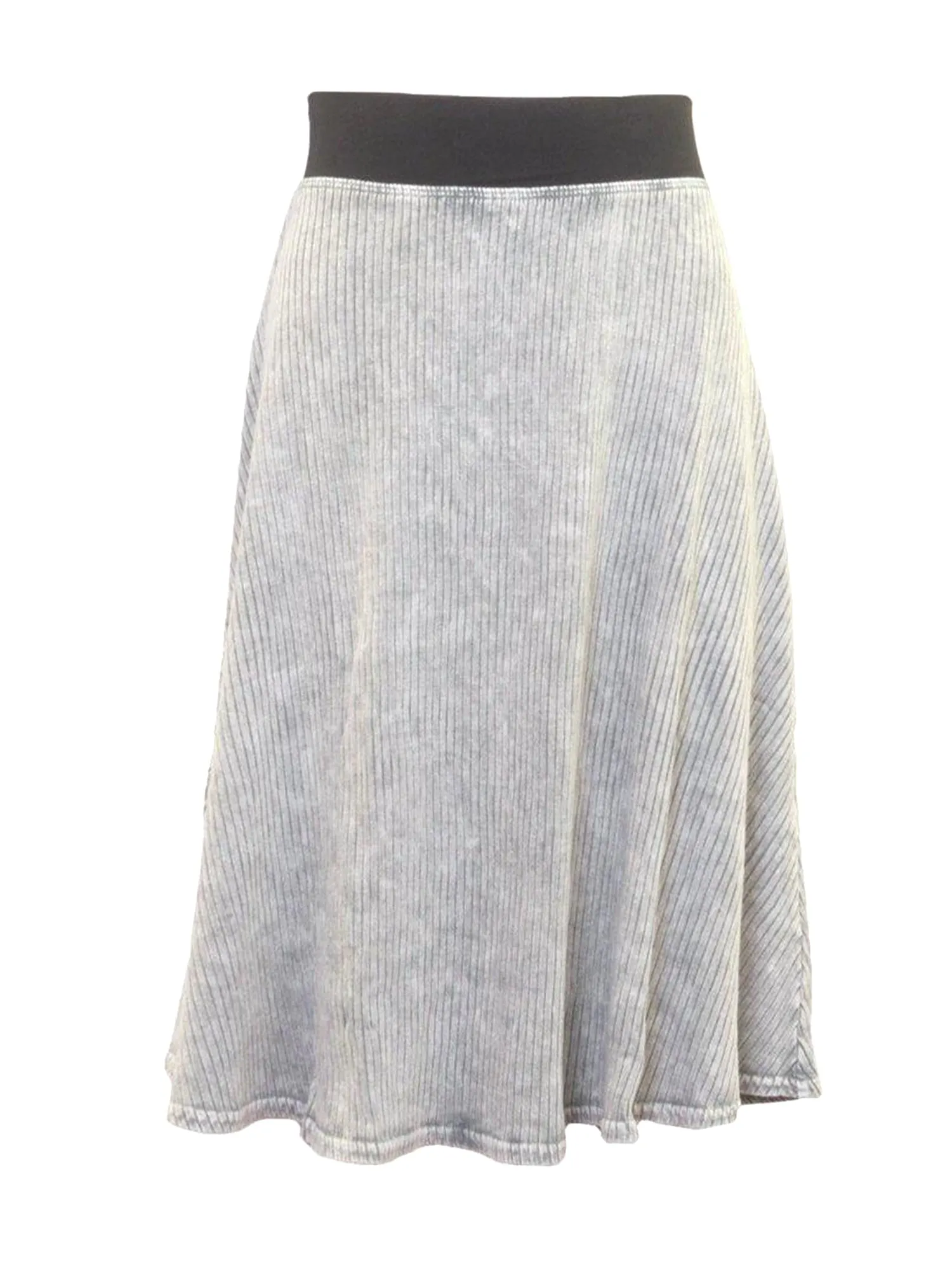 Hard Tail Wide Ribbed Skater Skirt CMR-04