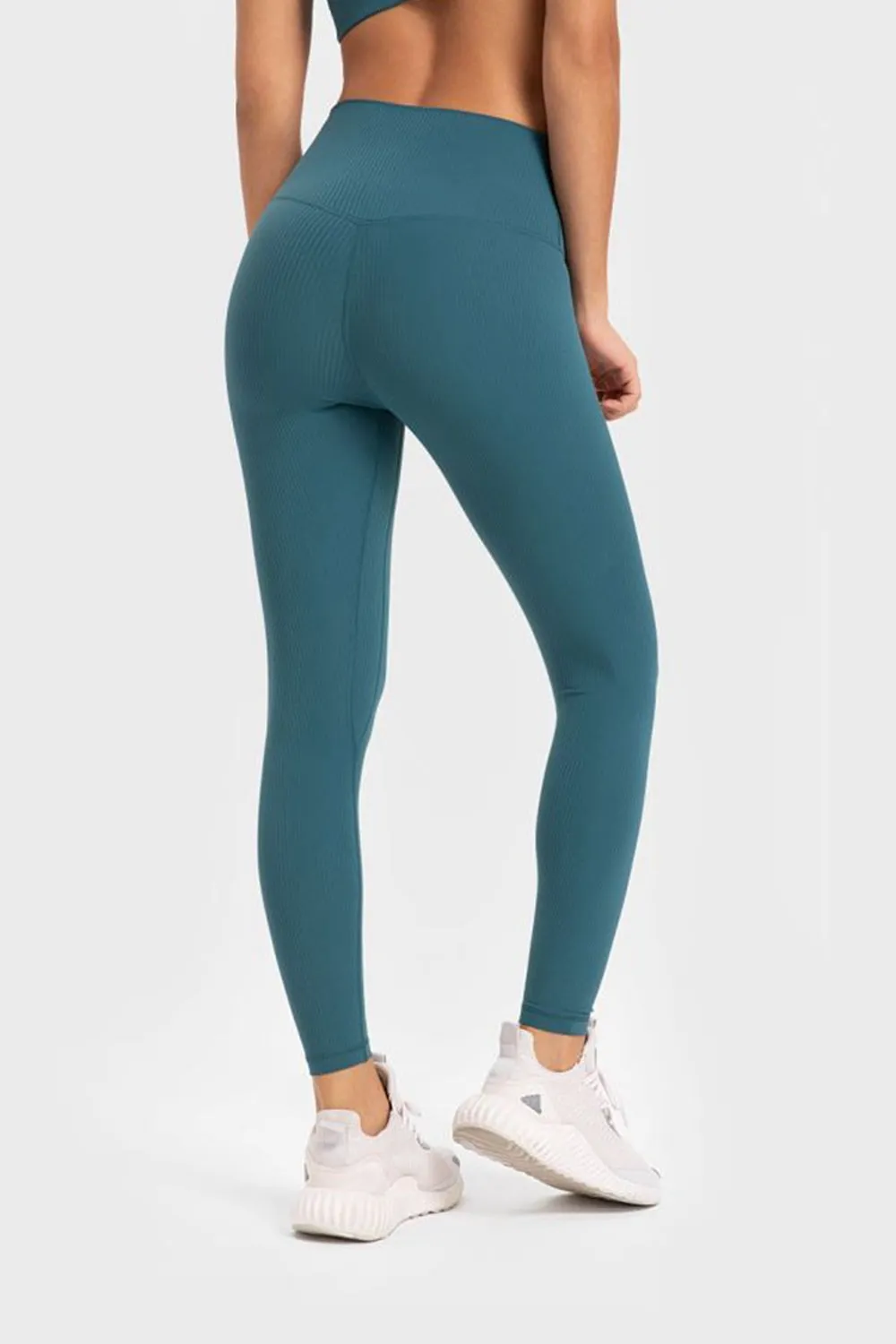 Highly Stretchy Wide Waistband Yoga Leggings (TBL) T