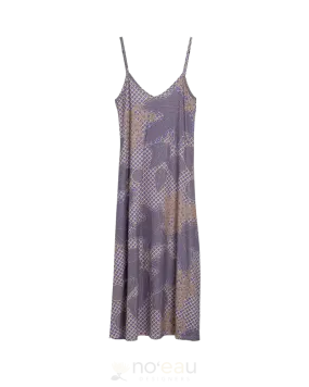 KINI ZAMORA - Kukui Lavender Spaghetti Strap Maxi Dress