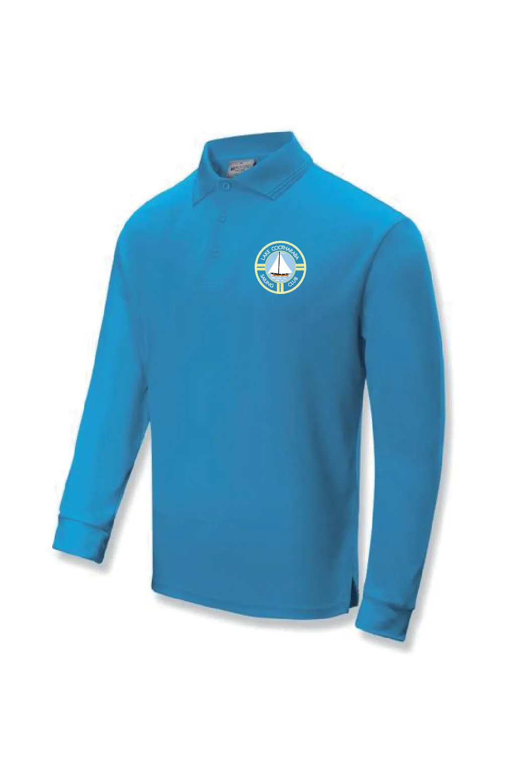 Lake Cootharaba Sailing Long Sleeve Polo