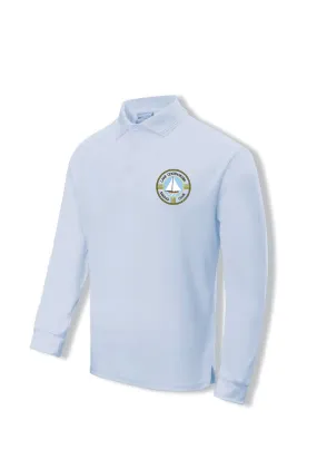 Lake Cootharaba Sailing Long Sleeve Polo