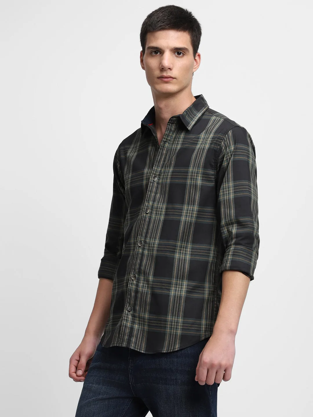 Men's Olive Casual Shirts