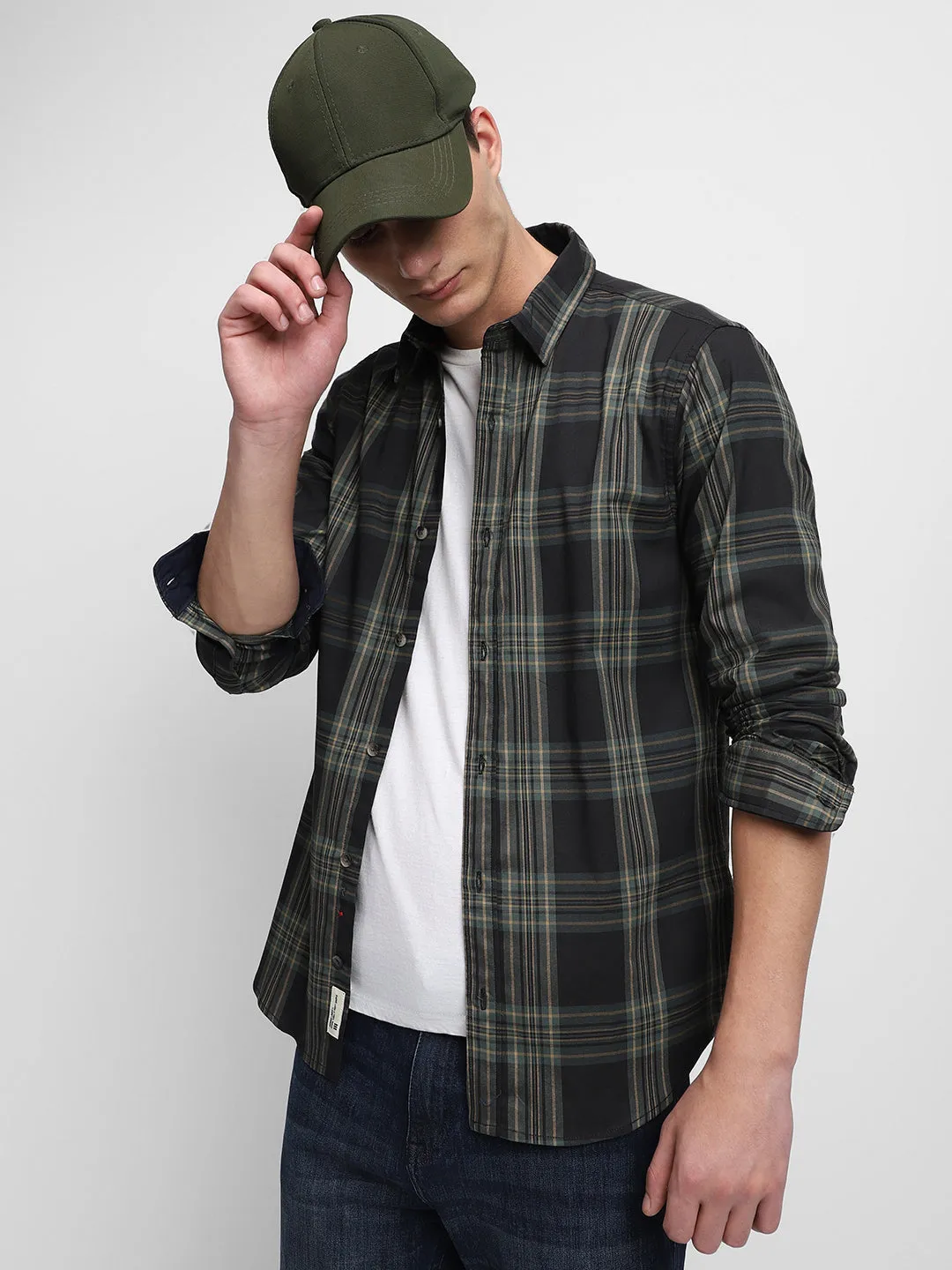 Men's Olive Casual Shirts