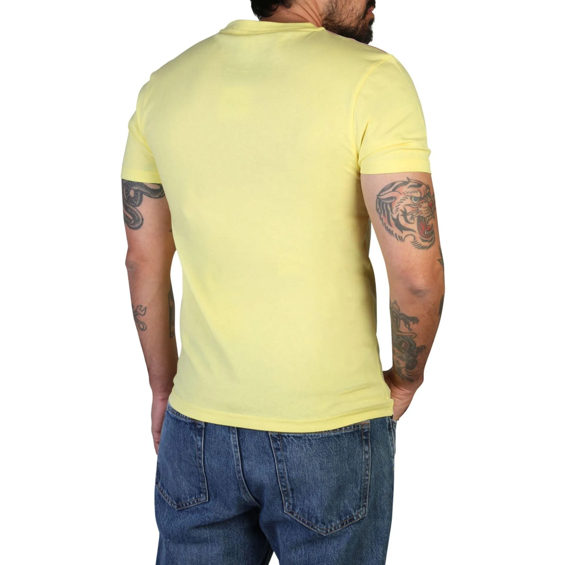 Moschino Men T-shirts - Yellow Brand T-shirts