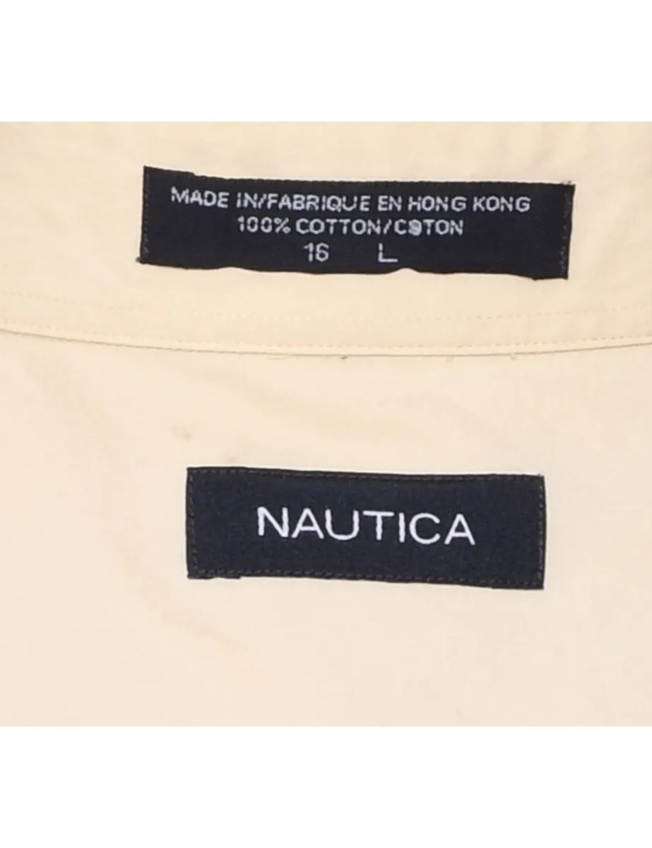 Nautica Pale Yellow Smart Shirt - L