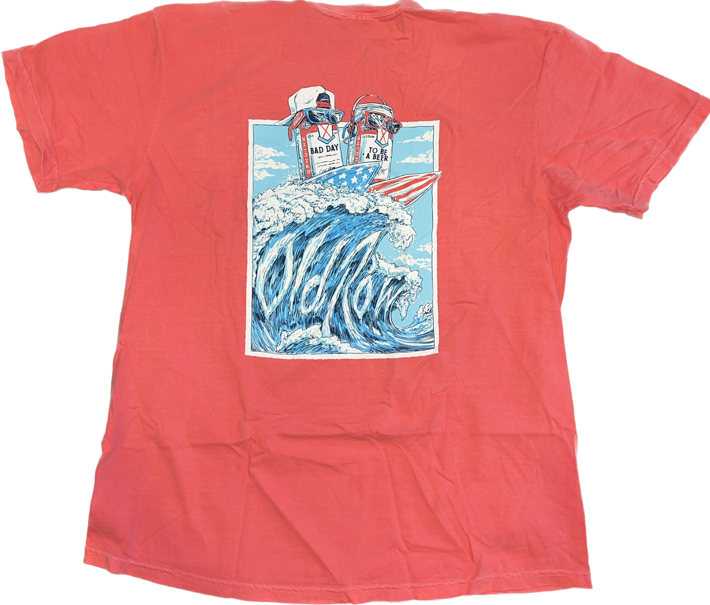 Old Row BDTBAB Surf's Up Pocket Tee WROW-2712