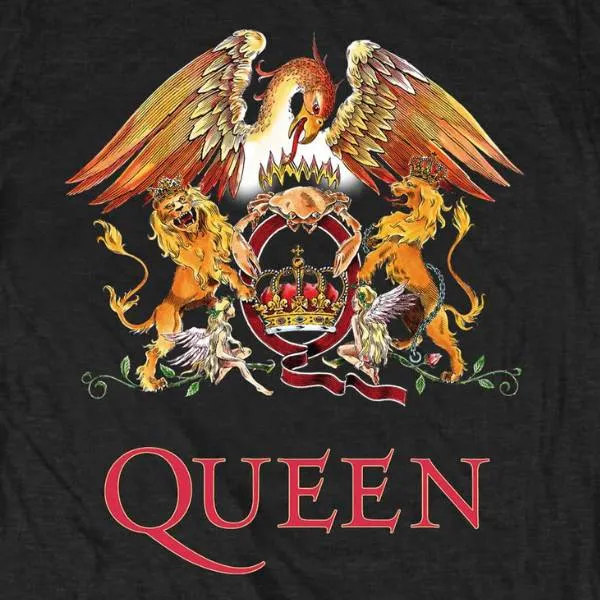 Queen Adult T-Shirt - Classic Queen Crest