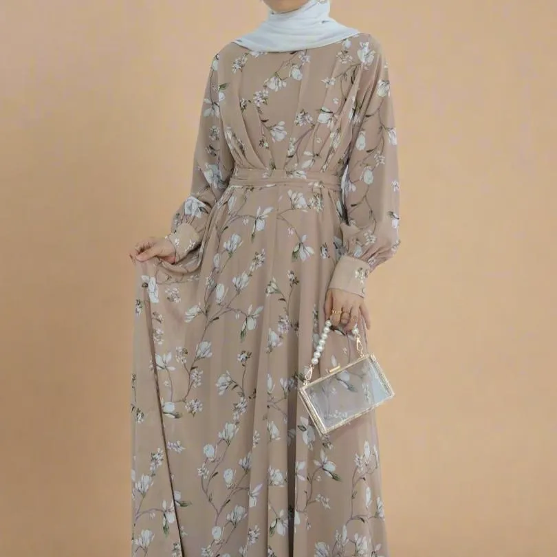 Sahar floral printed maxi dress