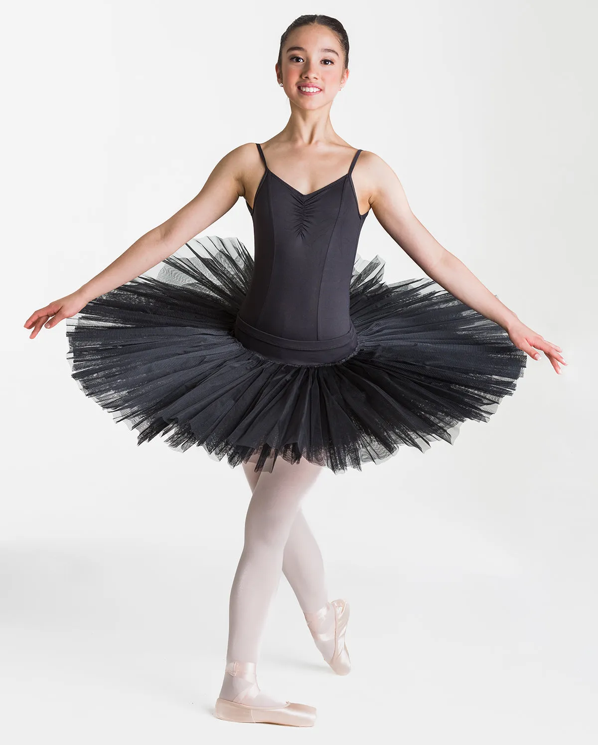 Studio 7 Half Tutu (Practice), Black, Childs, CHHT01