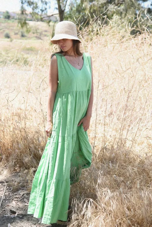 The Sicily Dress // Lime