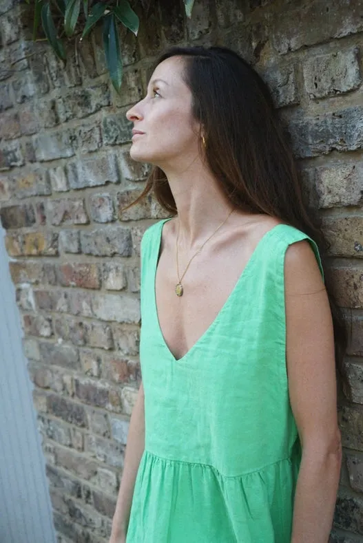 The Sicily Dress // Lime