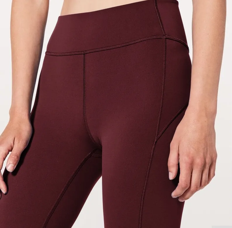 Women's High Waist Contrast Stitch Stretchy Fitness Leggings